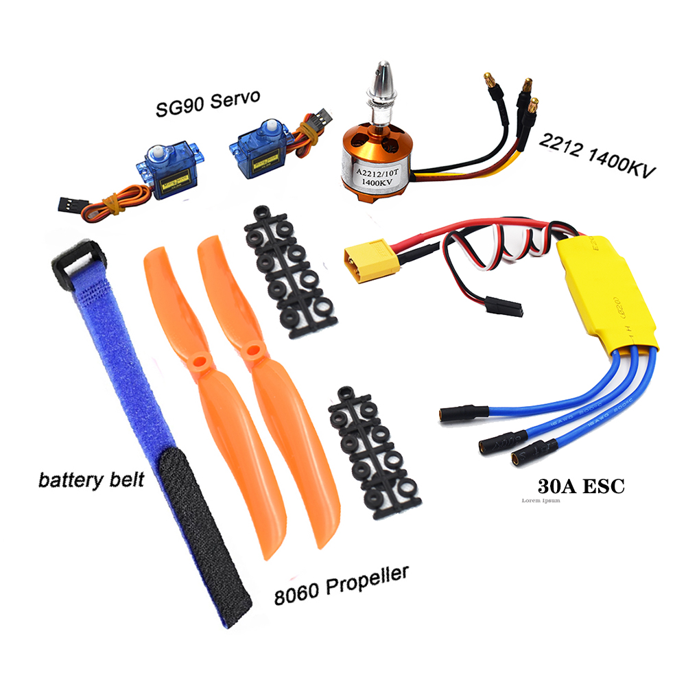 Sg90 Servo - A2212 2212 1400KV Motor sin escobillas