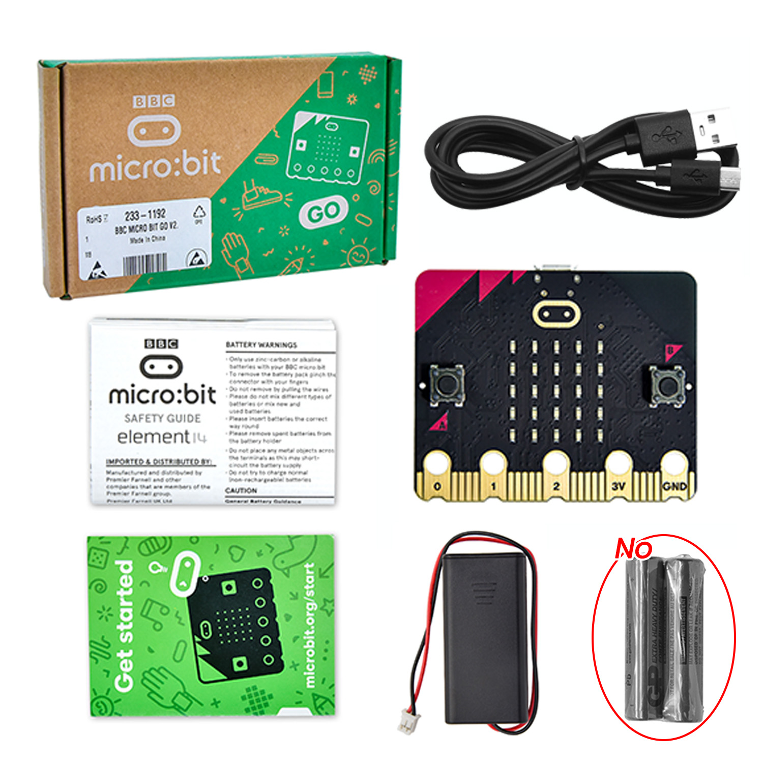 Microbit Robot - Placa de desarrollo Original BBC Micro
