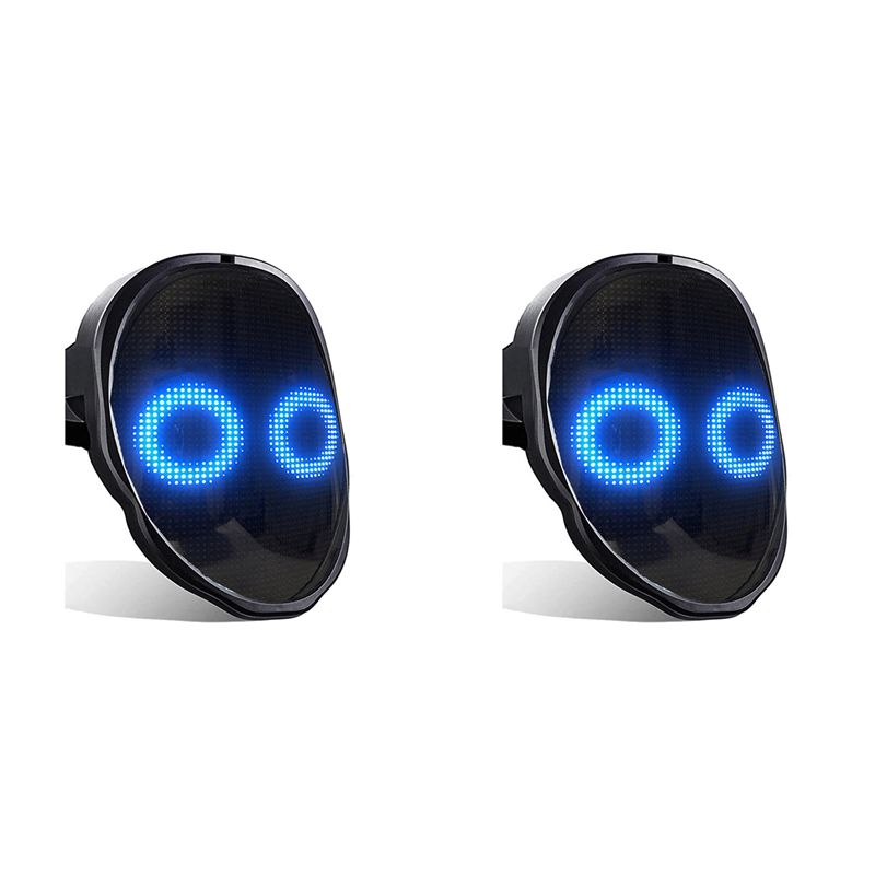 Robot Bluetooth Car - Máscara LED Bluetooth A19F-2X con Luces