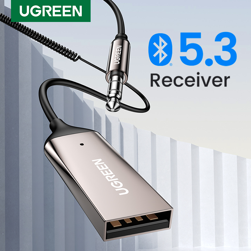 Robot Bluetooth Car - UGREEN-receptor Bluetooth 5,3, adaptador manos libres