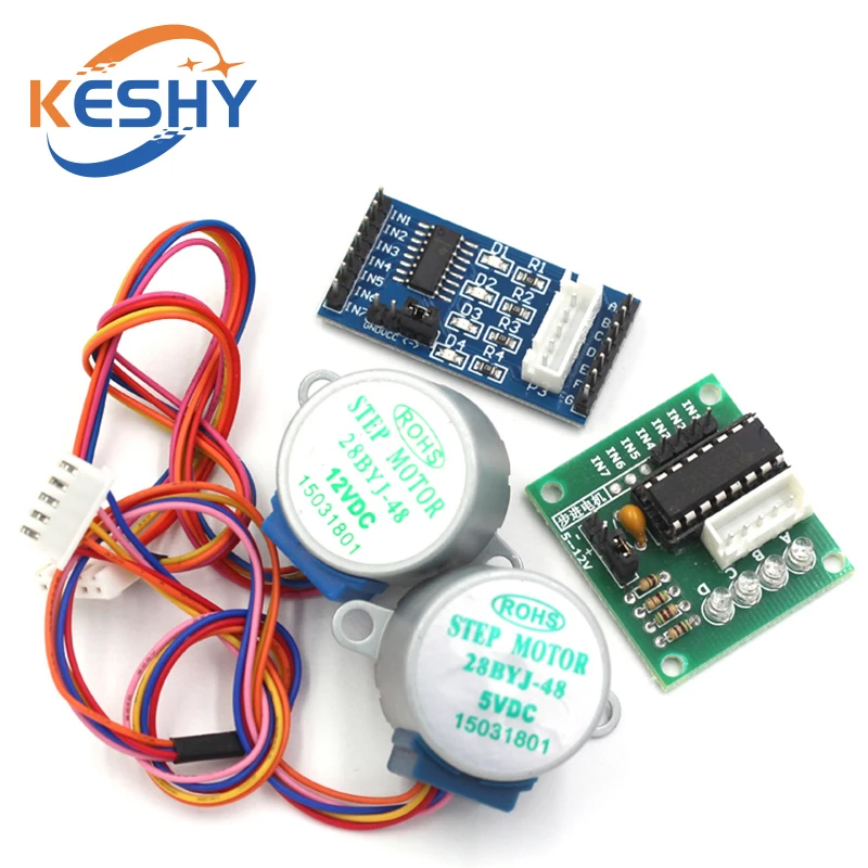 Uln2003 Driver - 5V 4 fases 28BYJ-48 DC engranaje