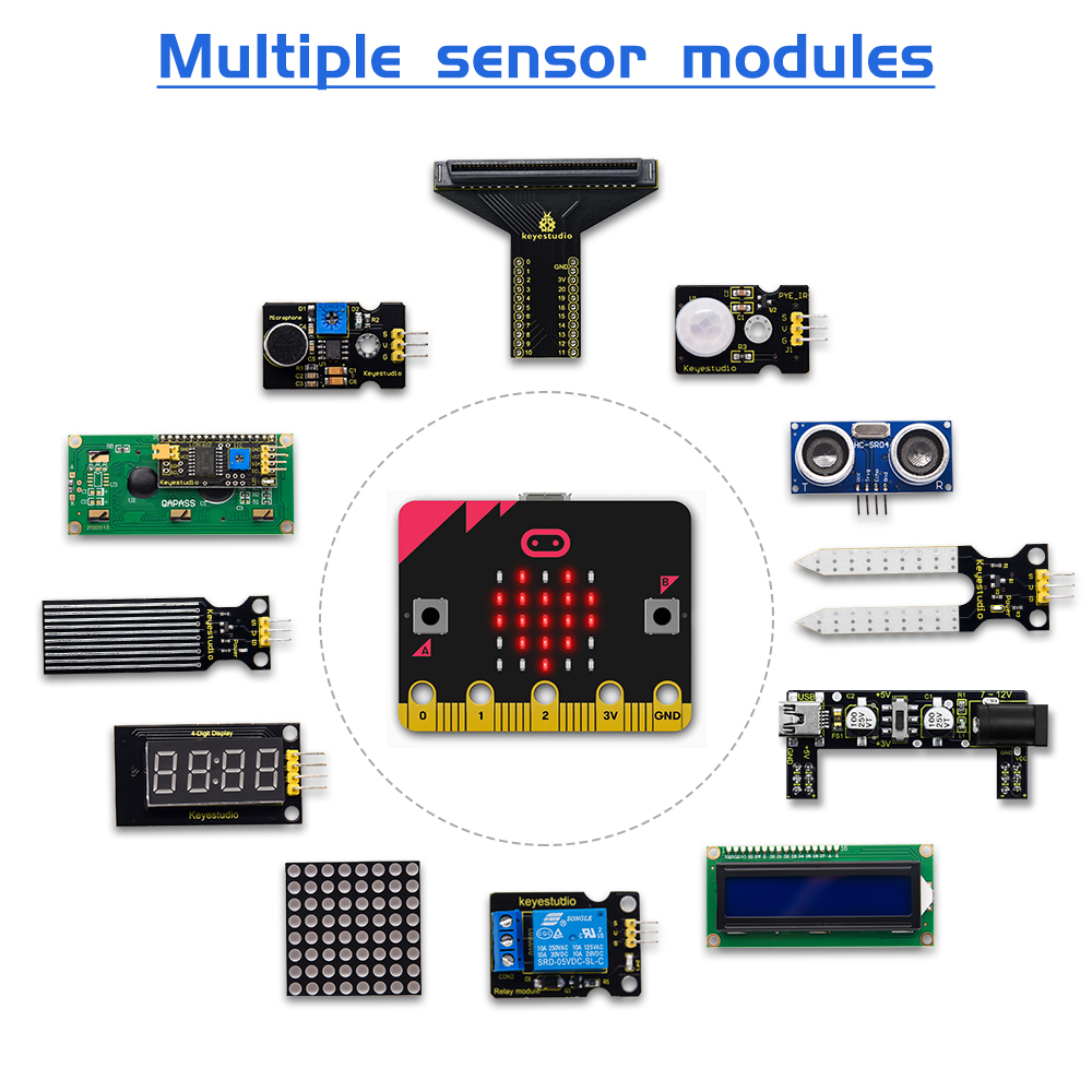 KEYESTUDIO-Kit de iniciación M - Microbit Robot reseña y precio