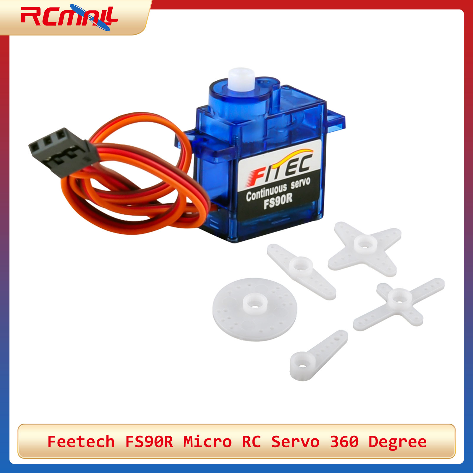 Servo Micro RC Feetech FS90R,  - Microbit reseña y precio