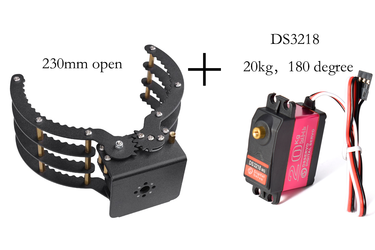 Pinzas Mecánicas de 230mm de A - Robot Gripper Claw reseña y precio