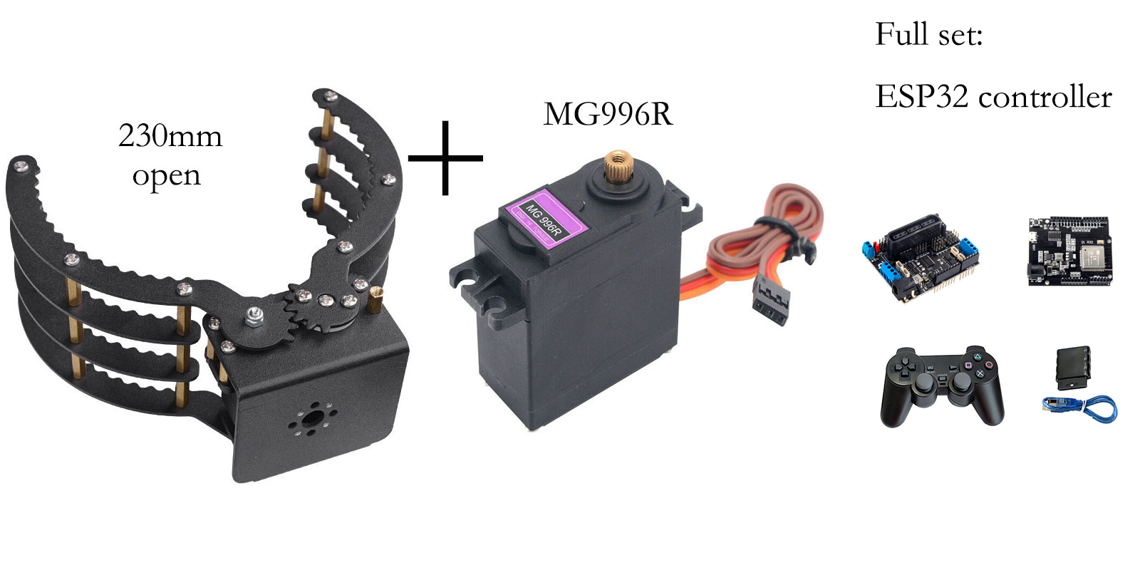 Pinzas Mecánicas de 230mm de A - Robot Gripper Claw reseña y precio