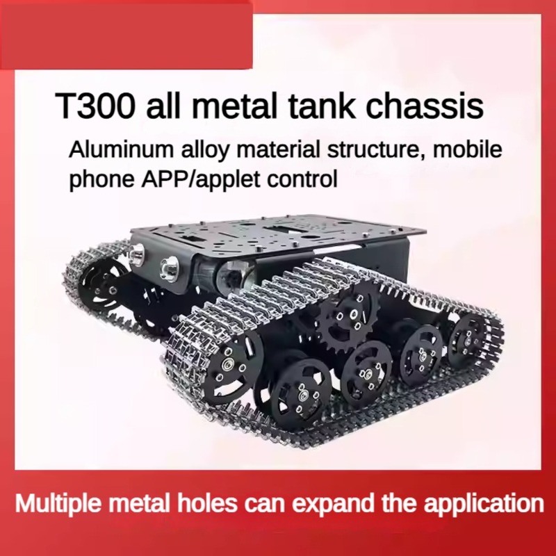Chasis de tanque 2WD de metal  - Robot Arm Kit reseña y precio