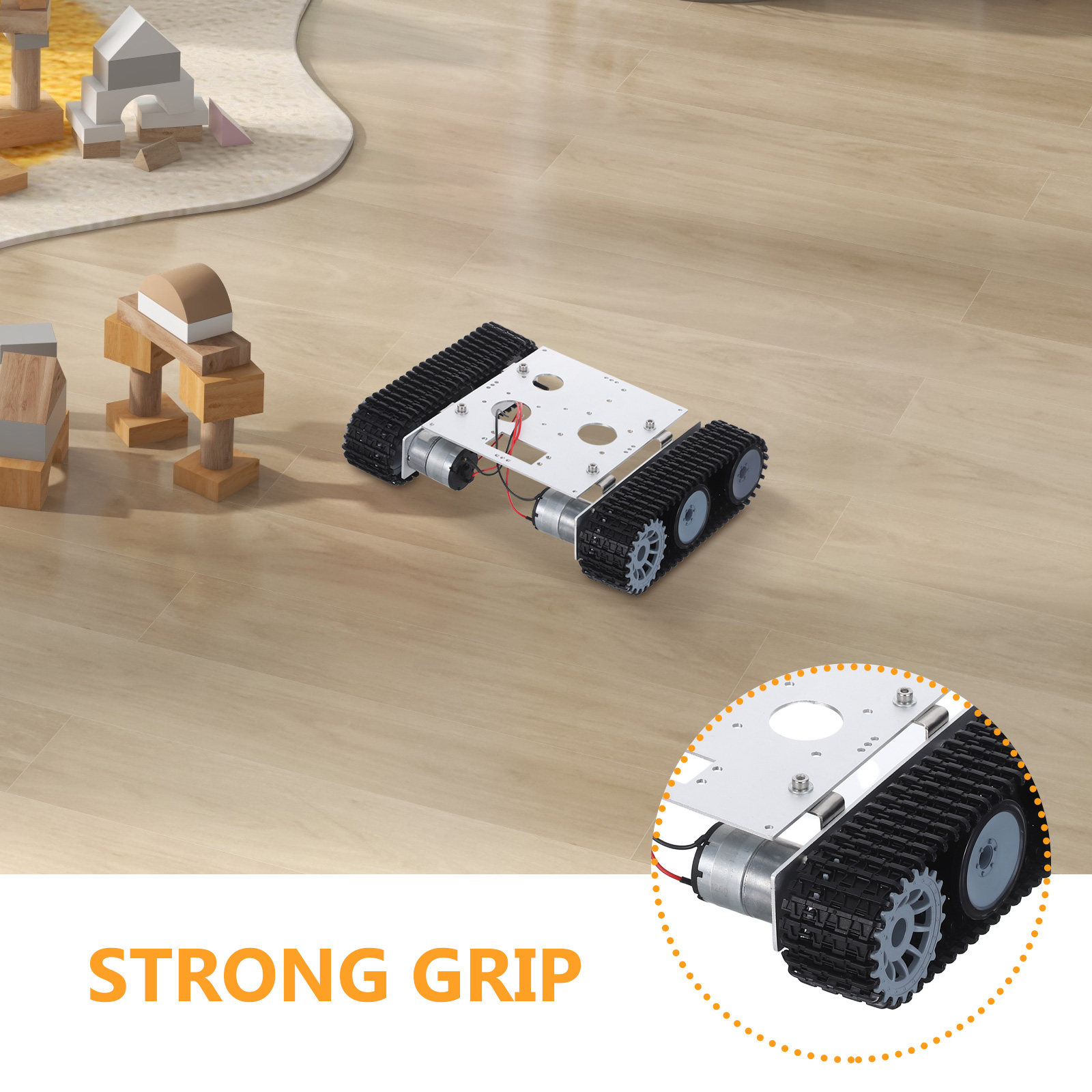 Kit de chasis de tanque robóti - Robot Chassis reseña y precio