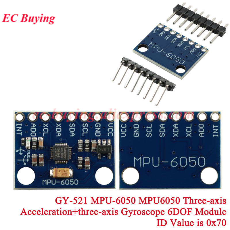 1-10 Uds GY-521 MPU-6050 MPU60 - Accelerometer Mpu6050 reseña y precio