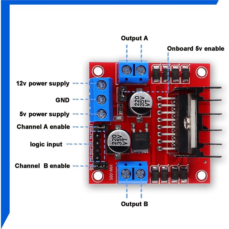 AEE7-4 Placa controladora de m - Motor Driver L298N reseña y precio