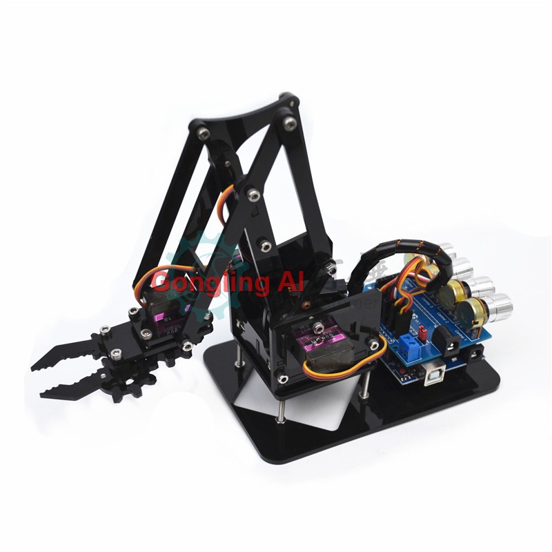 Brazo Robótico STEM de 4 Grado - Robot Arm Kit reseña y precio