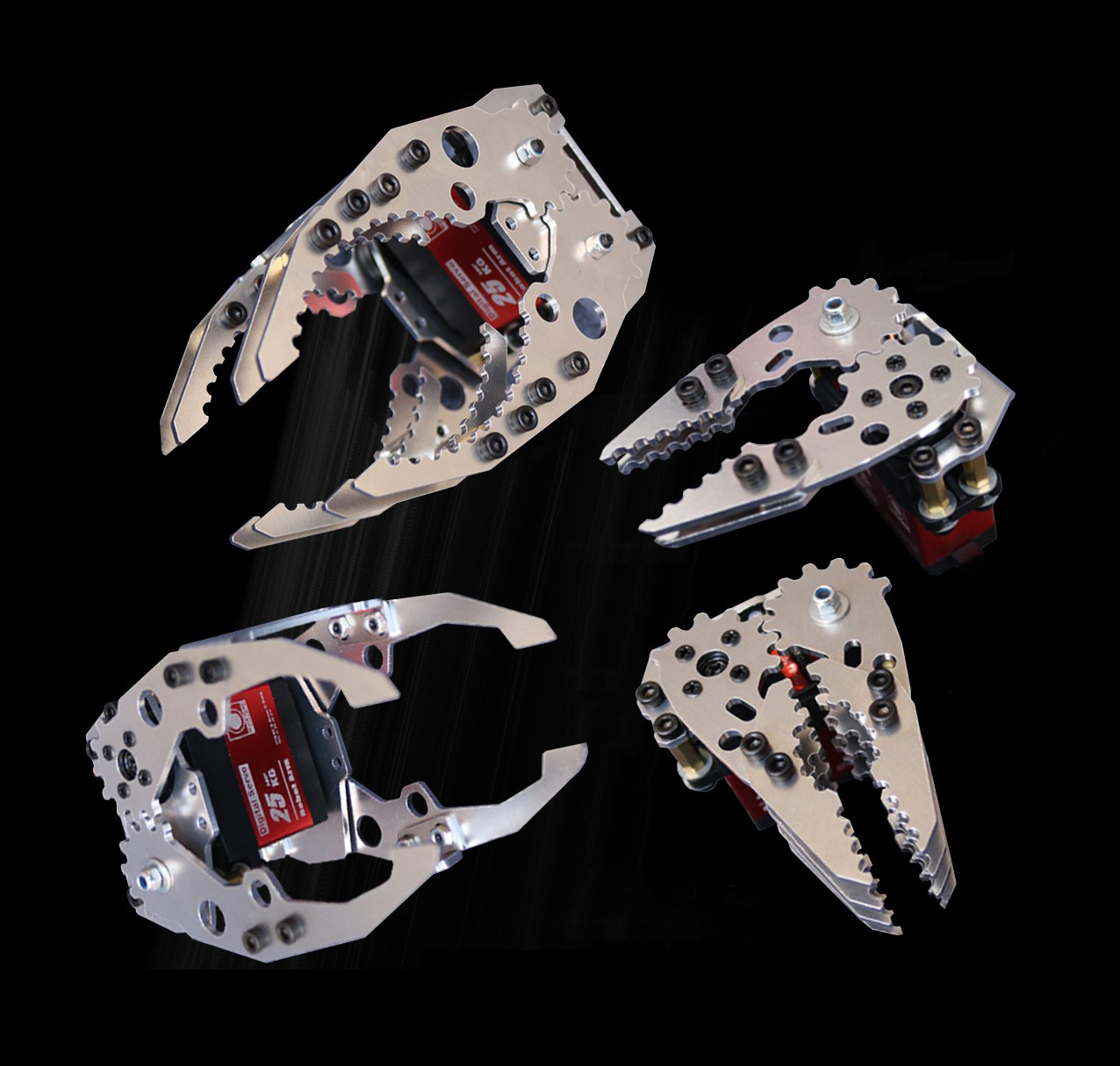 Pinza mecánica de Metal, abraz - Robot Gripper Claw reseña y precio