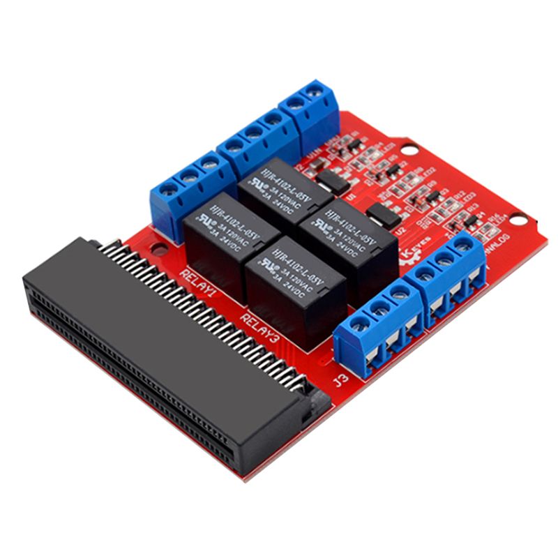 Módulo de Relé de 4 Canales A6 - Microbit reseña y precio