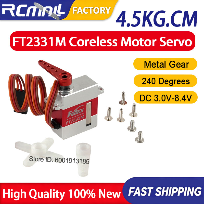 Microservo digital FT2331M de  - Robot Arm Metal reseña y precio