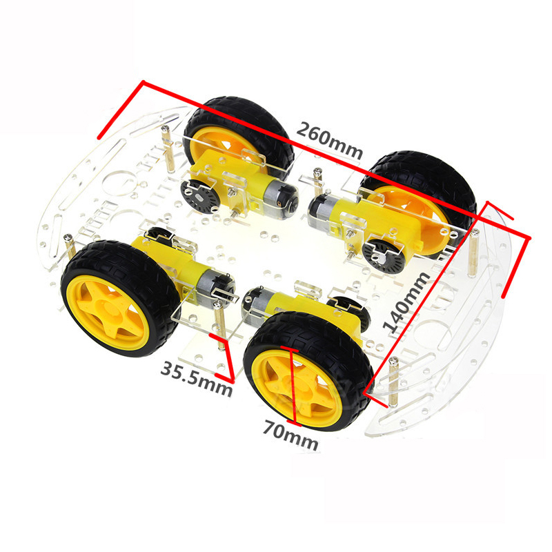 Kits de chasis de coche robot  - Microbit Robot reseña y precio