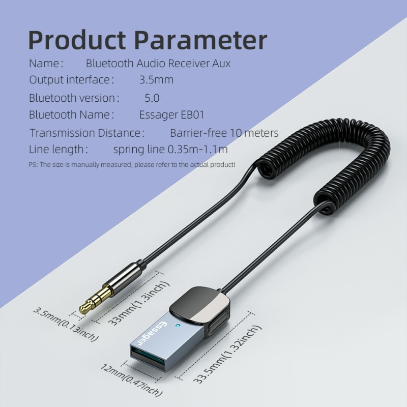 Essager-receptor de Audio para - Robot Bluetooth Car reseña y precio