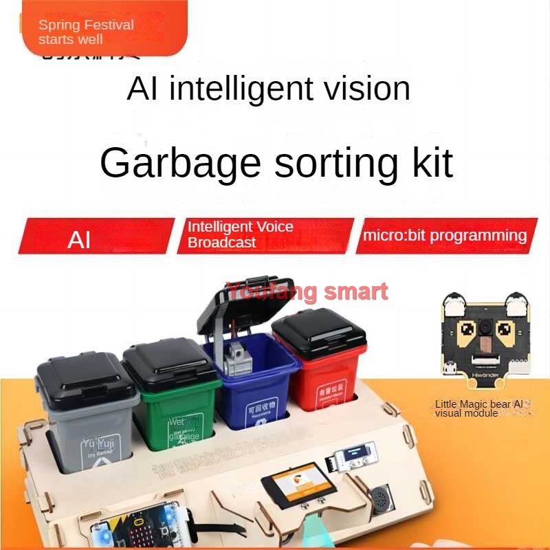 Kit de clasificación de residu - Microbit Robot reseña y precio